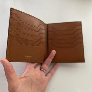 TOM FORD | Camel Color Leather Wallet